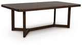 Dilenno Dark Brown 7-Piece Rectangular Dining Set by Ashley at Eve Furniture