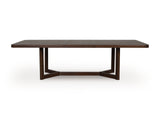 Dilenno Dark Brown 9-Piece Rectangular Dining Set by Ashley at Eve Furniture