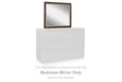 Dilenno Dark Brown Bedroom Mirror by Ashley at Eve Furniture