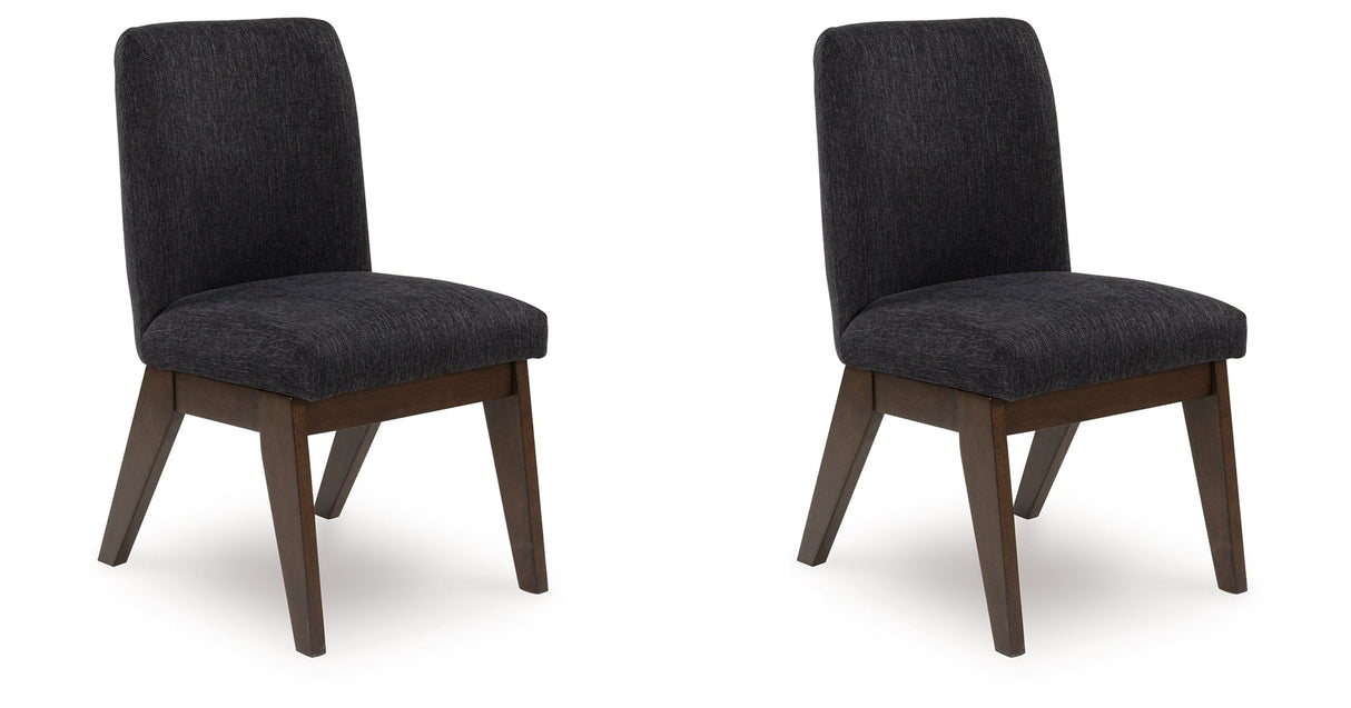 Dilenno Dark Brown Dining Chair, Set of 2 by ASHLEY FURNITURE at Eve Furniture