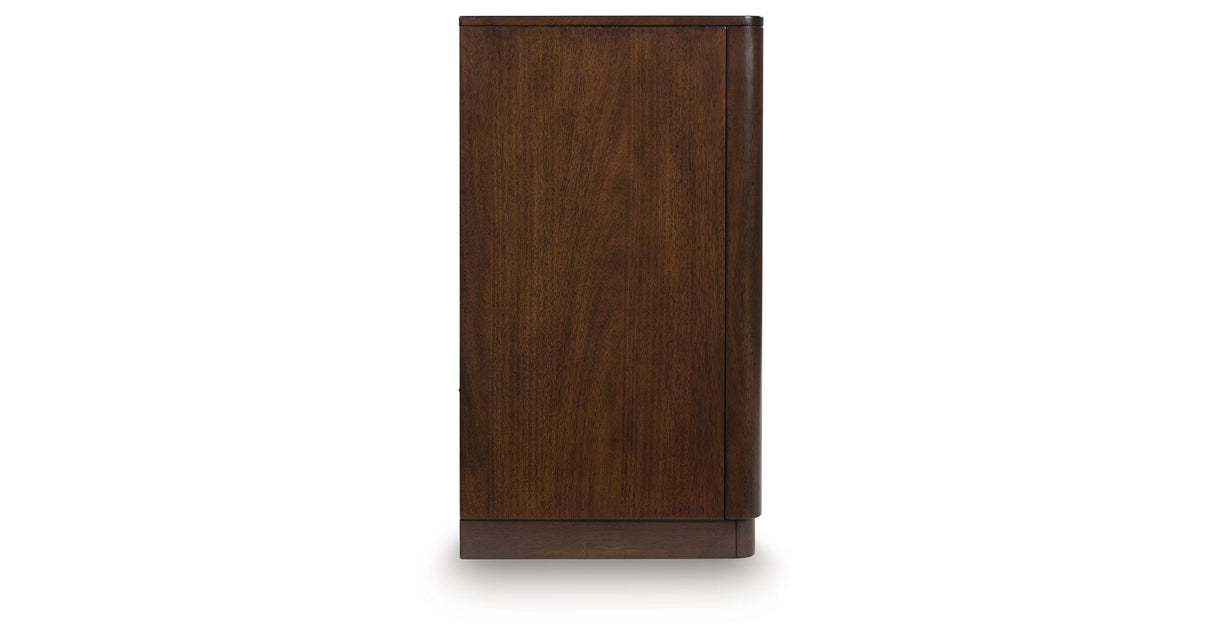 Dilenno Dark Brown Dining Server by Ashley at Eve Furniture