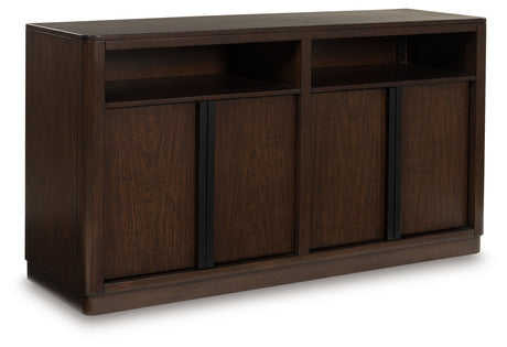 Dilenno Dark Brown Dining Server by Ashley at Eve Furniture