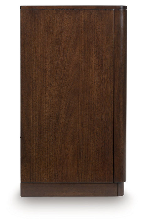 Dilenno Dark Brown Dining Server by Ashley at Eve Furniture