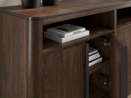 Dilenno Dark Brown Dining Server by Ashley at Eve Furniture
