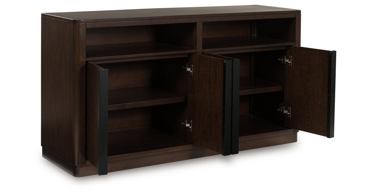 Dilenno Dark Brown Dining Server by Ashley at Eve Furniture