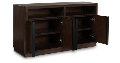 Dilenno Dark Brown Dining Server by Ashley at Eve Furniture