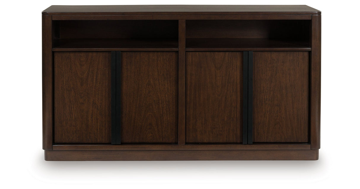 Dilenno Dark Brown Dining Server by Ashley at Eve Furniture