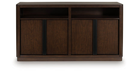 Dilenno Dark Brown Dining Server by Ashley at Eve Furniture