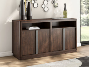 Dilenno Dark Brown Dining Server by Ashley at Eve Furniture