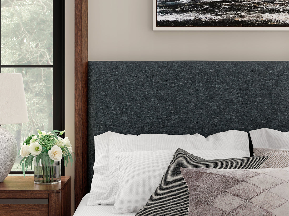 Dilenno Dark Brown King Canopy Bed by Ashley at Eve Furniture