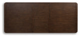 Dilenno Dark Brown Rectangular Dining Table by Ashley at Eve Furniture