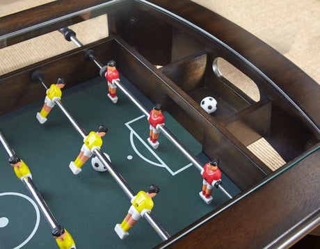 Diletta 3-Piece Game Set (Foosball Cocktail & 2 Game End Tables) by Steve Silver at Eve Furniture