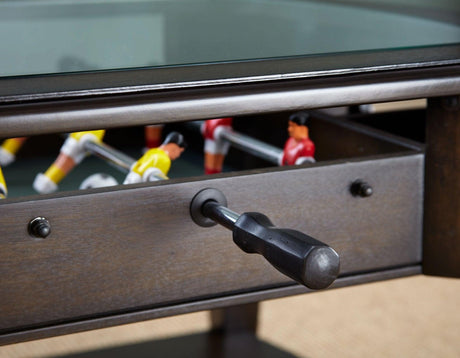 Diletta 3-Piece Game Set (Foosball Cocktail & 2 Game End Tables) by Steve Silver at Eve Furniture