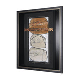Dim Sum I by Nancy Ngo a Hand Embellished Textured Framed Art Print Matted under Glass by Mercana at Eve Furniture