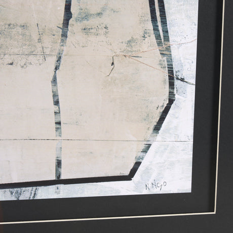 Dim Sum I by Nancy Ngo a Hand Embellished Textured Framed Art Print Matted under Glass by Mercana at Eve Furniture