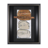 Dim Sum I by Nancy Ngo a Hand Embellished Textured Framed Art Print Matted under Glass by Mercana at Eve Furniture
