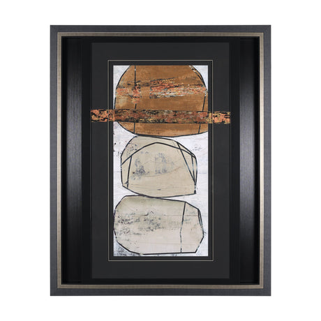 Dim Sum I by Nancy Ngo a Hand Embellished Textured Framed Art Print Matted under Glass by Mercana at Eve Furniture