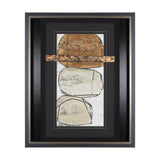 Dim Sum II by Nancy Ngo a Hand Embellished Textured Framed Art Print Matted under Glass by Mercana at Eve Furniture