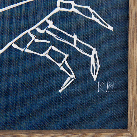 Dimegemess Crab I by Mercana Studio a Hand Embellished Textured Framed Art Print by Mercana at Eve Furniture