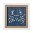 Dimegemess Crab I by Mercana Studio a Hand Embellished Textured Framed Art Print by Mercana at Eve Furniture