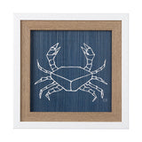Dimegemess Crab I by Mercana Studio a Hand Embellished Textured Framed Art Print by Mercana at Eve Furniture