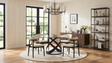 Dimi (Clear Glass/Black) Dining Room Set by New Era Innovations at Eve Furniture
