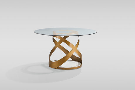 Dimi (Clear Glass/Bronze) Dining Room Set by New Era Innovations at Eve Furniture