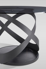 Dimi (Smoke Glass/Black) Dining Room Set by New Era Innovations at Eve Furniture