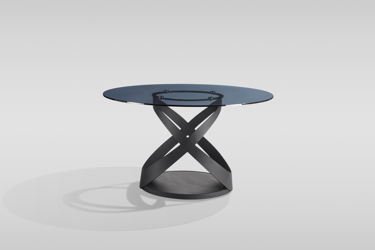 Dimi (Smoke Glass/Black) Dining Room Set by New Era Innovations at Eve Furniture