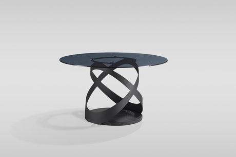 Dimi (Smoke Glass/Black) Dining Room Set by New Era Innovations at Eve Furniture