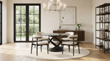 Dimi (Smoke Glass/Black) Dining Room Set by New Era Innovations at Eve Furniture