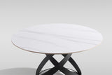 Dimi (WH/BK) 5-Piece Dining Room Set by New Era Innovations at Eve Furniture