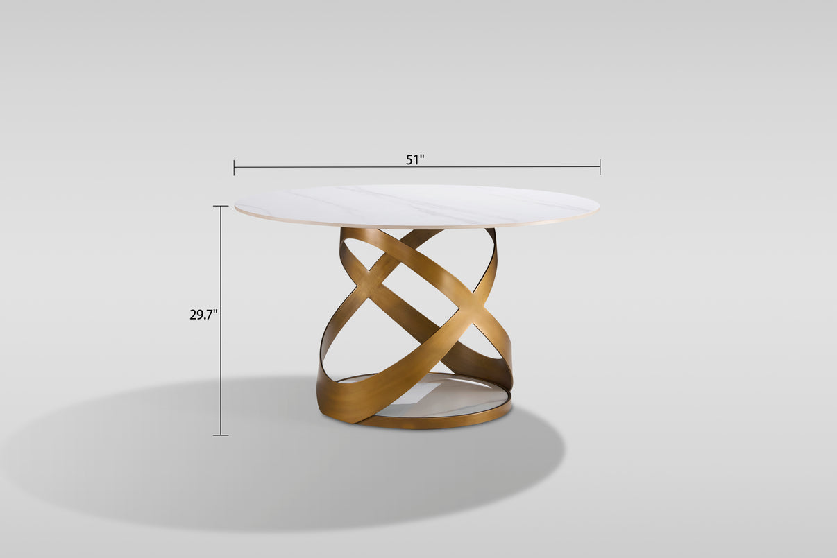 Dimi (WH/BRZ) Dining Room Set by New Era Innovations at Eve Furniture