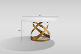Dimi (WH/BRZ) Dining Room Set by New Era Innovations at Eve Furniture