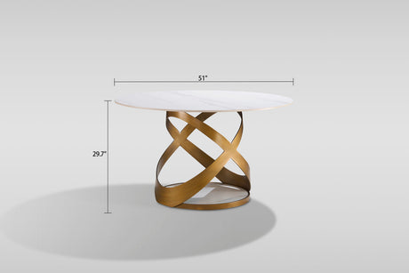Dimi (WH/BRZ) Dining Room Set by New Era Innovations at Eve Furniture