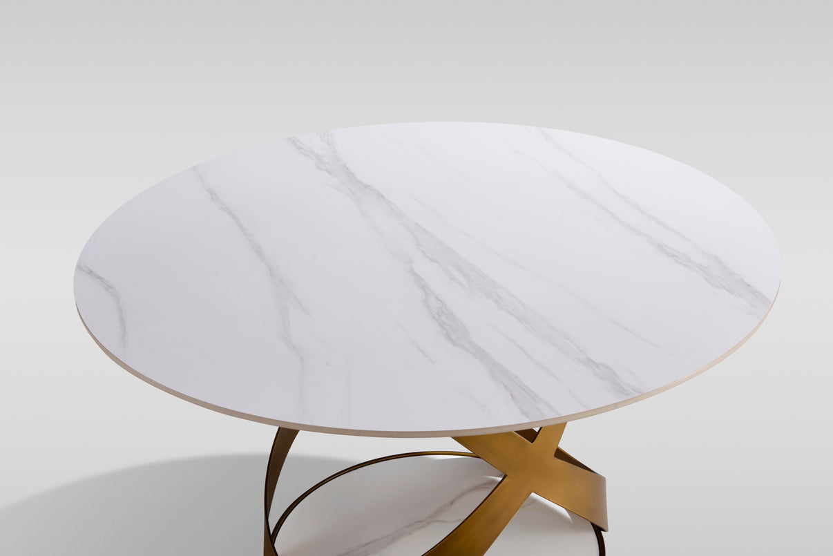 Dimi (WH/BRZ) Dining Room Set by New Era Innovations at Eve Furniture