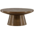 Dimitri Coffee Table, Antique Brass by Dovetail at Eve Furniture