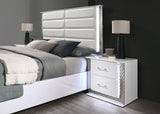 Dina Led White Platform Bedroom Set by New Era Innovations at Eve Furniture