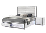 Dina Led White Platform Bedroom Set by New Era Innovations at Eve Furniture