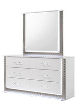 Dina Led White Platform Bedroom Set by New Era Innovations at Eve Furniture