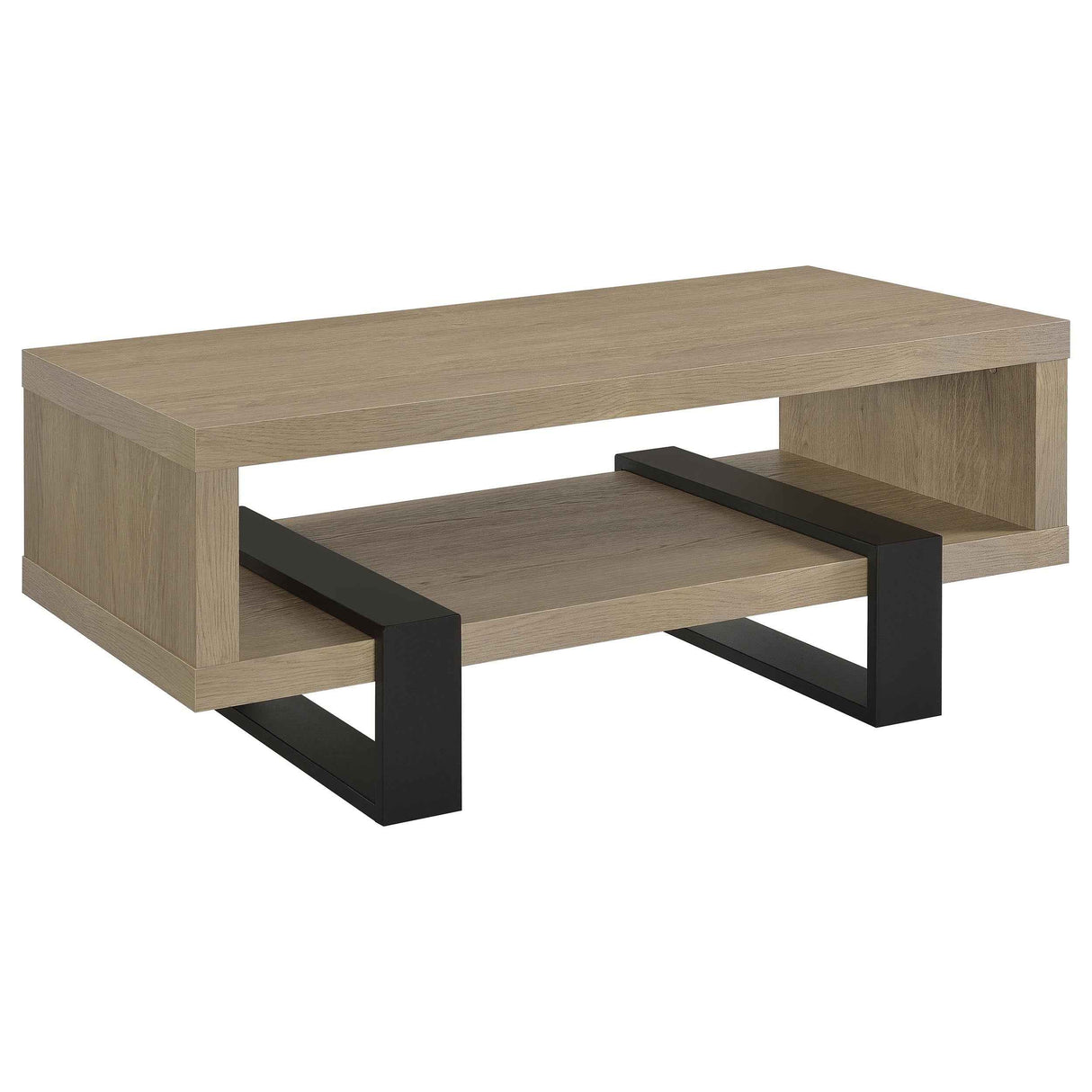 Dinard Latte Engineered Wood Cocktail Coffee Table by Coaster at Eve Furniture