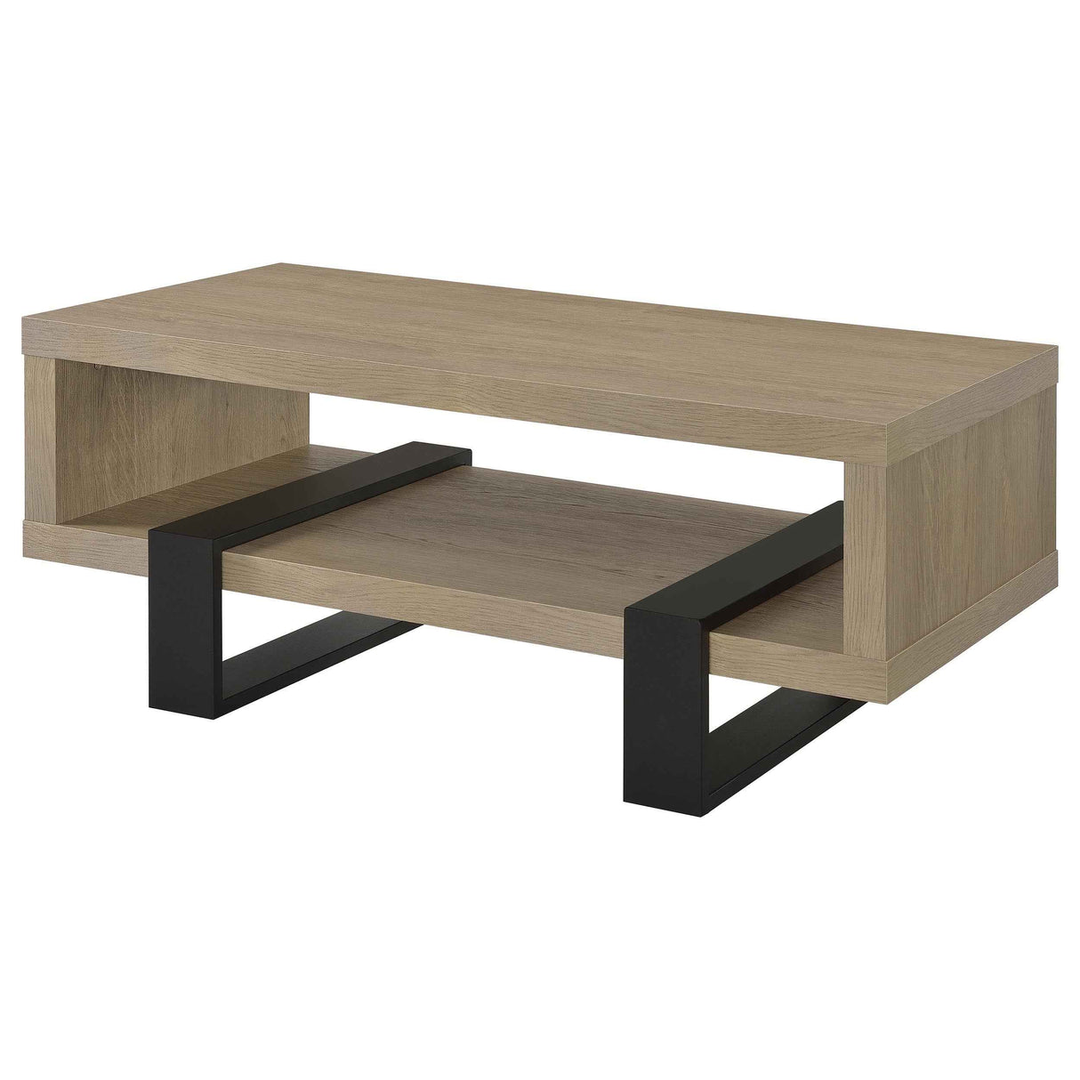 Dinard Latte Engineered Wood Cocktail Coffee Table by Coaster at Eve Furniture