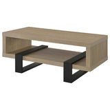 Dinard Latte Engineered Wood Cocktail Coffee Table by Coaster at Eve Furniture