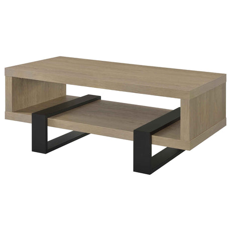 Dinard Latte Engineered Wood Cocktail Coffee Table by Coaster at Eve Furniture