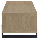 Dinard Latte Engineered Wood Cocktail Coffee Table by Coaster at Eve Furniture
