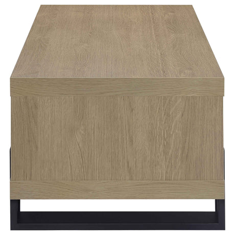 Dinard Latte Engineered Wood Cocktail Coffee Table by Coaster at Eve Furniture