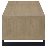 Dinard Latte Engineered Wood Cocktail Coffee Table by Coaster at Eve Furniture