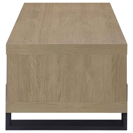 Dinard Latte Engineered Wood Cocktail Coffee Table by Coaster at Eve Furniture
