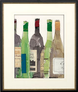 Dinner Party I by Samuel Dixon a Hand Embellished Textured Framed Art Print Matted under Glass by Mercana at Eve Furniture