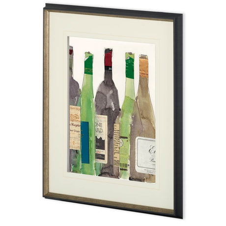 Dinner Party I by Samuel Dixon a Hand Embellished Textured Framed Art Print Matted under Glass by Mercana at Eve Furniture